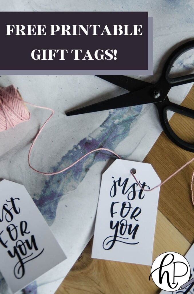 Free Printable Gift Tags - Hand Lettered Printables