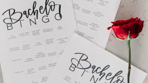 Bachelor Bingo / Bachelorette Bingo Free Printable Cards