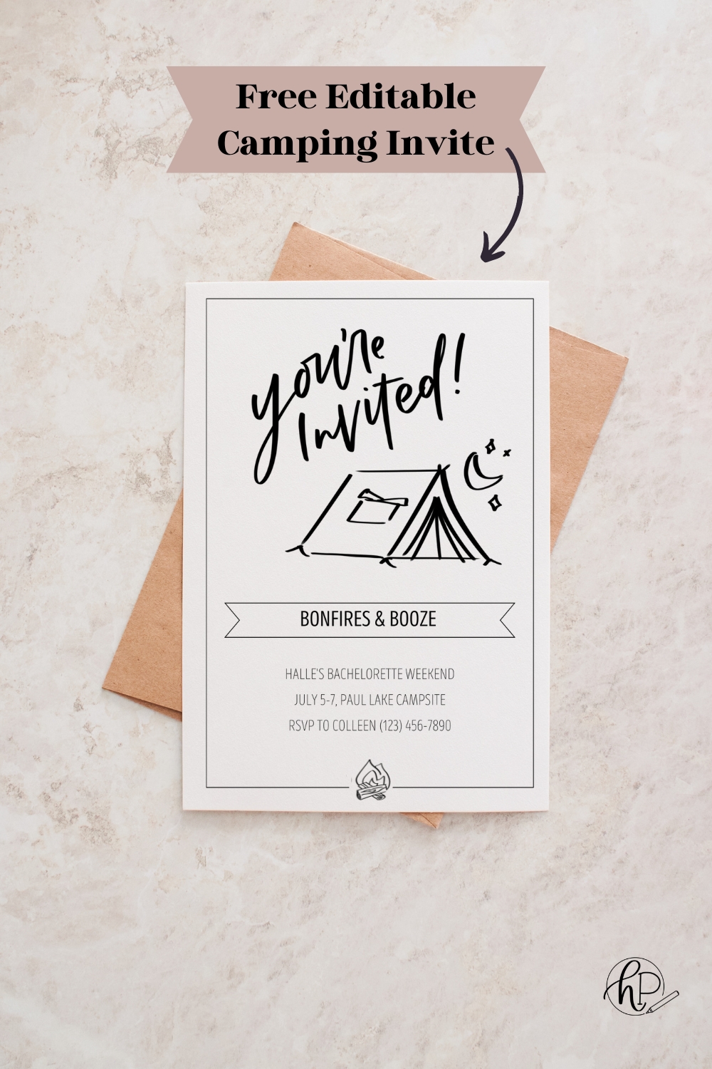 Free Printable Glamping Invitations Totally Free Printables