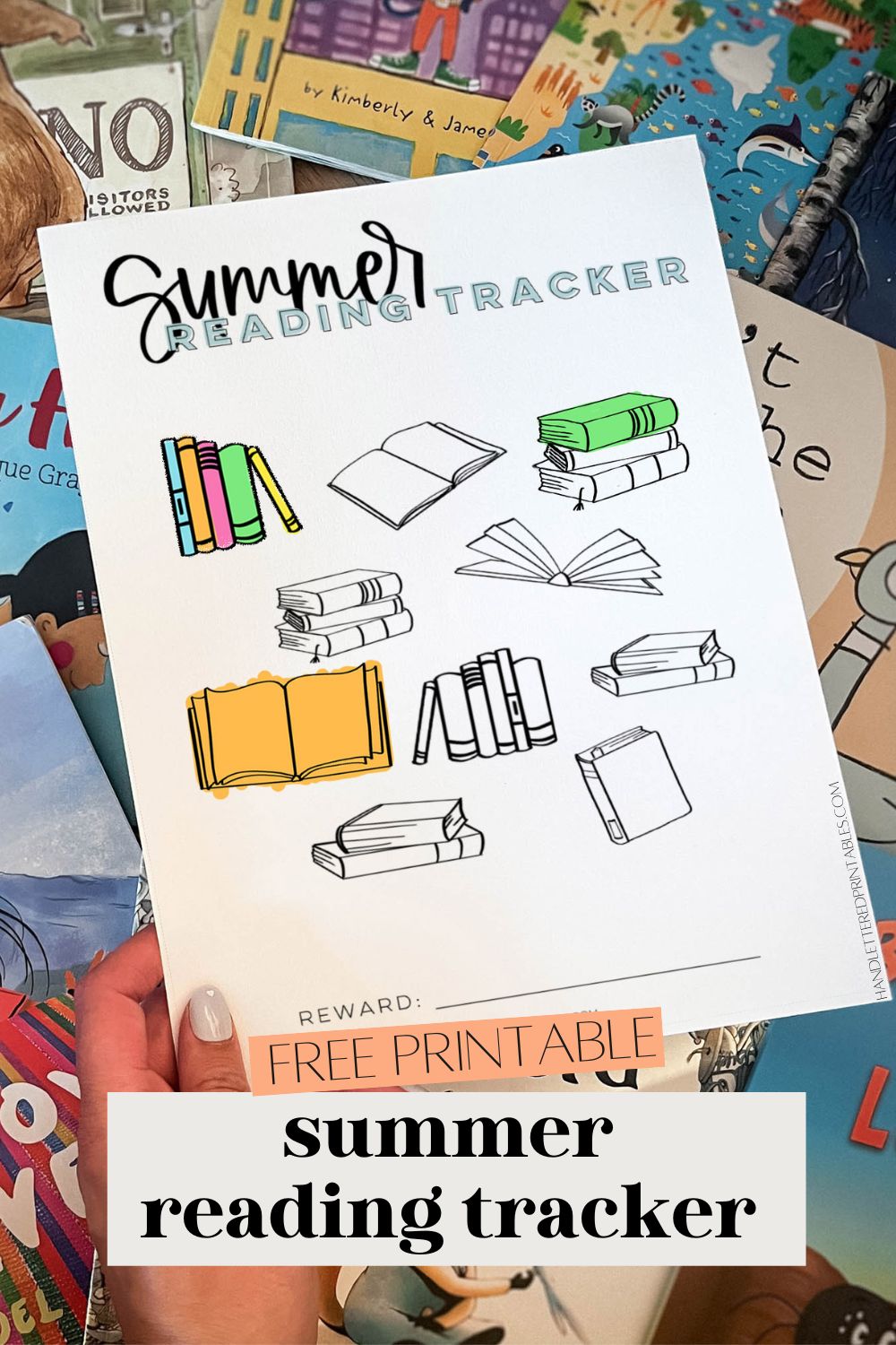 free printable summer reading tracker