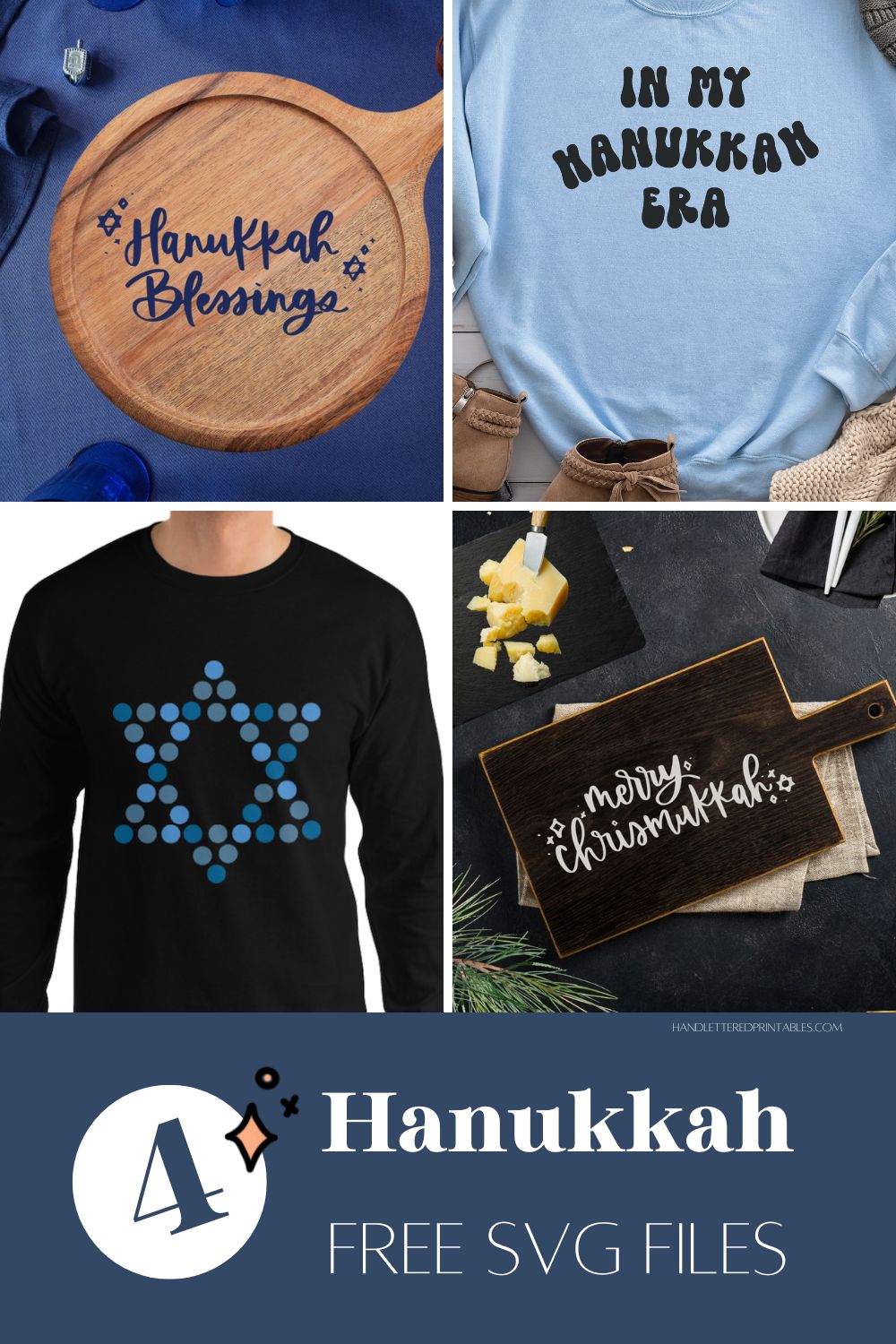 Free Hanukkah themed SVG files!