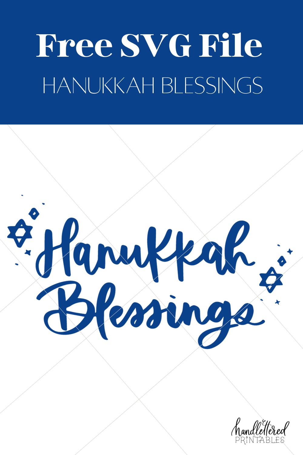 Free SVG file: Hanukkah Blessings