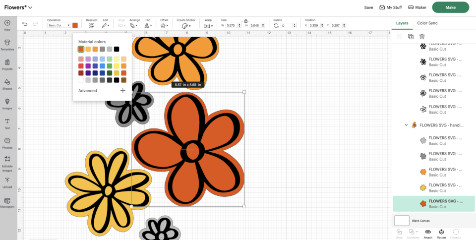 Free Flowers SVG Cut Files for Cricut or Silhouette - Hand Lettered ...