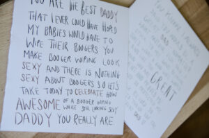 Free Printable Funny Father's Day Cards for Husband / Partner - Hand ...